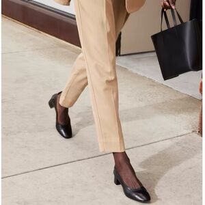 Everlane Black Leather Day Heel Size 8.5